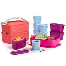 NEW Tupperware Pack-n-Carry 12 pc picnic Set lunch meal prep school picture