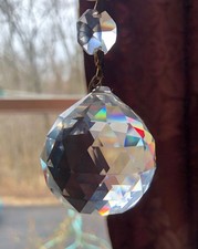 Swarovski Crystal Ball, 2” (50mm) from Vintage 1970s Chandelier picture