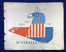 US Warships Visit Australia 1941 Welcoming Happy WWII Book w Great Photos picture