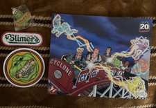 Slimer's Famous Slimer Hot Dog Enamel Lapel Pin NYCC 2026 Ghostbusters + Print picture