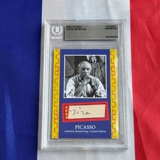 Pablo Picasso Handwritten Word Cut from a Autograph Letter Signed Beckett BAS picture
