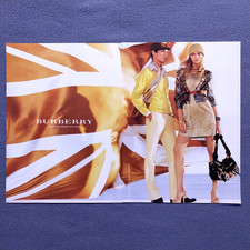 2006 Burberry Fashion Clothing Vintage Print Ad Sexy Woman Long Legs High Heels picture