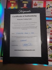 Keepsake Invincible S1 Holo Uncut Sheet Relics/Red/Signagrap(24 Cards With COA) picture