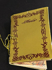 VTG Mini Hanging Book Ornament 