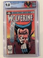 Wolverine Limited Series #1 CGC 9.8 Near Mint/Mint - Brand New Slab/Custom Label picture