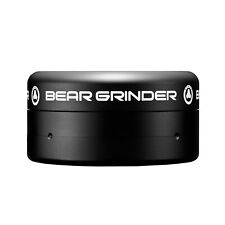 Tobacco / Herb Grinder 3-Piece by Bear Luxury Completely Frictionless Black NEW picture