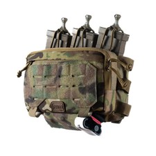Tactical MOLLE Triple AK/AR Mag Pouch Admin Pocket Multicam NIR Cordura picture