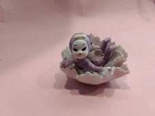 Napcoware Fairy Carnation January #C6948 purple pink coloring picture