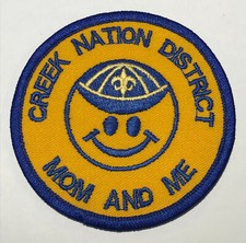 Creek Nation District Oklahoma Mom and ME Boy Scout Patch BC7 picture