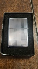 Zippo No. 200 Brushed Finish Lighter w/ Original Box 1976  picture
