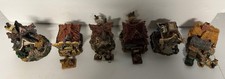 Asst of 6 Boyd’s Bear Houses With Some Accessories. Excellent Condition picture