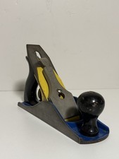 Vintage Stanley Two-Tone No. 4 Smooth Bottom Plane Blue & Yellow - Made in USA picture