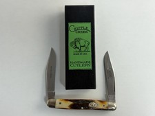 Rare 2009 Cripple Creek USA Sambar Stag D2 Muskrat Knife 1/ 200 picture