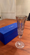 St. Louis Clear Crystal Cut Stemmed Champagne Flute, Flared, In Box picture