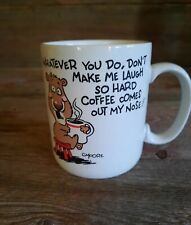 VTG Hallmark Shoebox 1988 Mug. Don't Make Me Laugh So Hard Coffee....Out My Nose picture