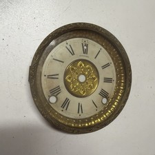 Vintage Sessions Mantle Clock Part Dial Face Bezel Glass picture