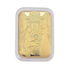 24K Yellow Gold Romantic Proposal Embossed Sheet 10mg Del. in 10-12 Days picture