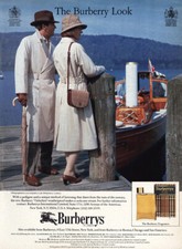 1984 Burberry: The Burberry Look Vintage Print Ad picture