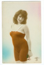 Vintage Tinted Bathing Beauty Postcard # 47 picture