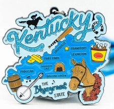 Race Through Kentucky Medal and Bib picture