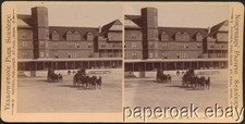 Original ca1880's Mammoth Hotel Yellowstone Park Stereoview By Haynes picture