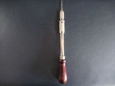 MILLERS FALLS No. 610A Spiral Ratchet Screwdriver Rosewood Handle 3 Yankee Bits picture