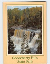 Postcard Lower falls Gooseberry Falls State Park Two Harbors Minnesota USA picture