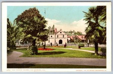 Old Mission Chapel Los Angeles CA Detroit Photographic Phostint UDB 1899 picture