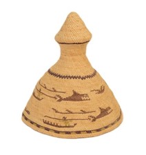 Antique Makah or Nuu-chah-nulth - Nootka  Basket Whaling Hat picture