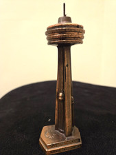 Solid Bronze Skylon Tower metal souvenir building Niagara Falls Observatory Rare picture