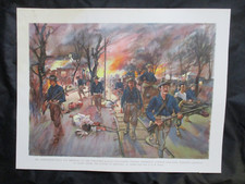 1899 Spanish American War Print- 20th Kansas Volunteers, Col. Funston, Caloocan picture