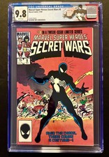Marvel Super Heroes Secret Wars #8 1984, CGC 9.8 white pages CUSTOM LABEL Venom picture