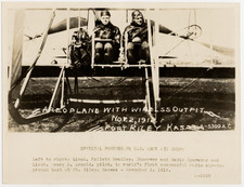 Hap Arnold 1912 Fort Riley Wireless Radio Test Wright Plane Air Corps 8x10 Photo picture