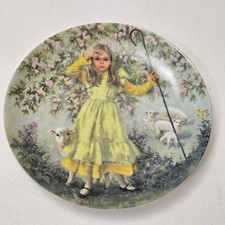 1983 “Little Bo Peep” Collector Plate 5th In Mother Goose by John McClelland picture