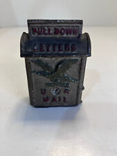 Kenton -Cast Iron Mail Box with Eagle-COIN Bank picture