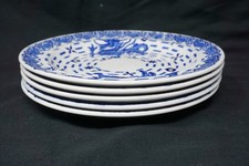 5 Vintage Copeland Spode Robert Burns Auld Lang Syne Bread Plates 6.5