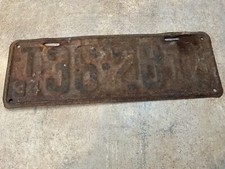 Antique 1934 Minnesota Truck License Plate # MN T 36-281 Rusty Decor Collectible picture
