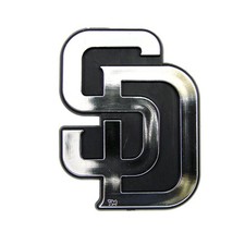 MLB - San Diego Padres Molded Chrome Emblem One Size, picture