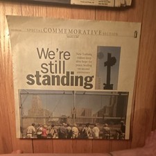 Akron Beacon Journal Sept 11, 2003 We're Still Standing Newspaper Edition picture