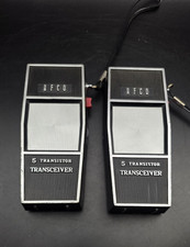 VINTAGE AFCO 5 Transistor Transceiver Radio Model WT5-A **Tested Work** Lot (2) picture