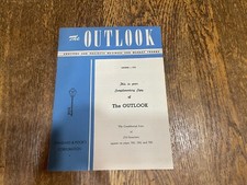 1955 Standard & Poor's S&P The Outlook Newsletter Stocks Stock Market Vintage picture