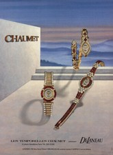 1984 Chaumet Jewelry: Watches Vintage Print Ad picture