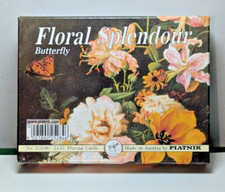 Vtg Austria PIATNIK Floral Splendour Butterfly 2 Decks Playing Cards-Ship D Free picture