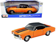 1971 Chevrolet Chevelle SS 454 Sport Orange Metallic with Black Top and Black picture