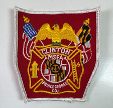 Clinton Maryland Fire Prince George County Patch LL6D picture