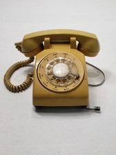Vintage Stromberg-Carlson Rotary Dial Telephone Beige Harvest Gold 1970s Phone picture
