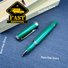 Hot Rolex AD VIP GIFT Emerald Executive Green Rollerball Pen Chrome Trim picture