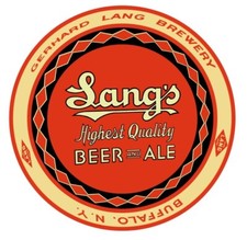 Lang's Beer & Ale of Buffalo, New York NEW Sign 28
