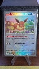 Pokémon Eevee TCG Master Ball Reverse Holo Prismatic Evolutions Card 074/131 NM picture