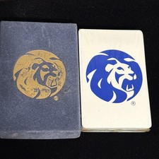 Vintage MGM Grand Air Playing Cards NOS Sealed Deck with Blue Velvet Box Lion picture